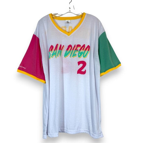 San Diego Padres Shirt Jersey Size 2XL Adult SGA Xander Bogaerts City Connect - Picture 1 of 8